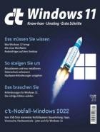 c't Magazin Sonderheft Windows 11 01/2022