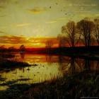 Alles Wird In Flammen Stehen - II - Sunset over the river