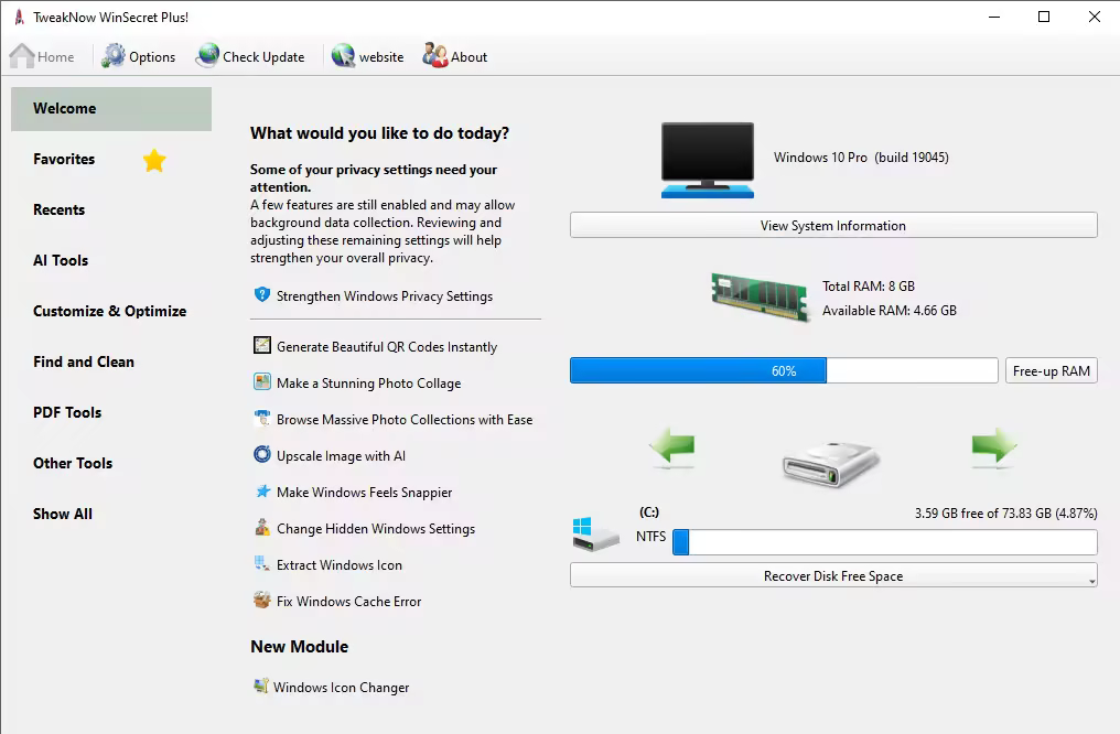 TweakNow WinSecret Plus v9.0 + Portable
