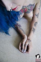 SuicideGirls - AlizaSuicide Blue Soul - 47 Pics