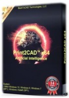 BackToCAD Technologies Print2CAD 2019 DV 19.30