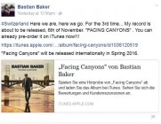 Bastian Baker - Facing Canyons