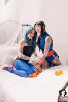 Suicidegirls - Phecda And Neptune On Nimbus Cloud  XXX iMAGESET-NLFTW - 48 Pics