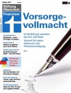 Stiftung Warentest Finanztest 10/2017