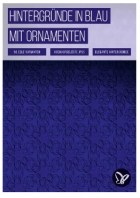 Psd Tutorials Hintergruende in Blau mit Ornamenten