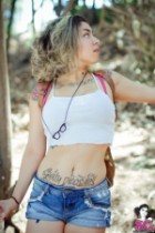 SuicideGirls   Nikky Spring Leaves