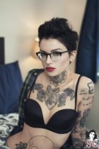 SuicideGirls - LeighRaven Talk Nerdy To Me - 51 Pics