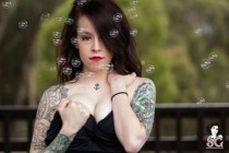 SuicideGirls - Hazyll Mademoiselle En Rouge - 49 Pics