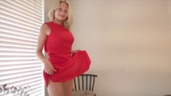 Cosmid 18 01 28 Viktoria Drahos Viktorias Red Dress 1080p