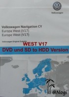 Volkswagen Navigation Europe West V17 SD to Hdd Version