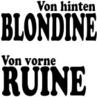 BB Jürgen - Von Hinten Blondine (Von Vorne Ruine)