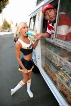 CheerleaderFacials - Naughty Cheerleader Kacey Jordan Banged XXX IMAGESET-GUSH - 20 Pics